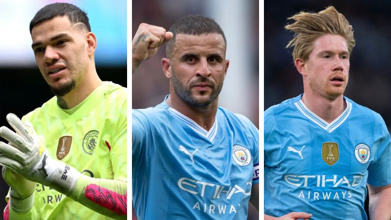 Kevin De Bruyne, Ederson, đội trưởng Kyle Walker đều được liên kết với việc chuyển đến Ả Rập Saudi